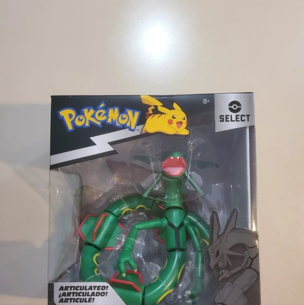 Sealed Pokemon Select Rayquaza Action Figure New